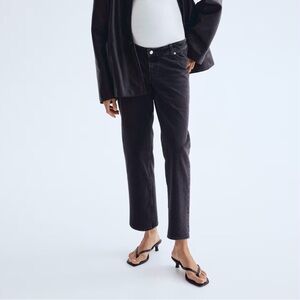 H&M Mama Before and After Straight Low Ankle Jeans